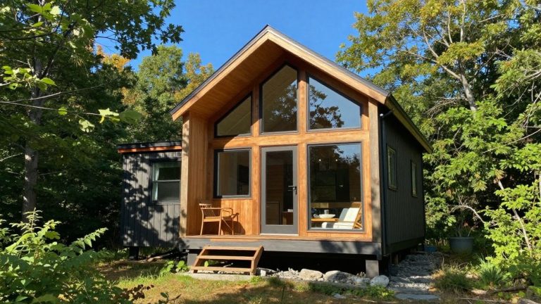 Maine tiny home in a scenic natural setting.