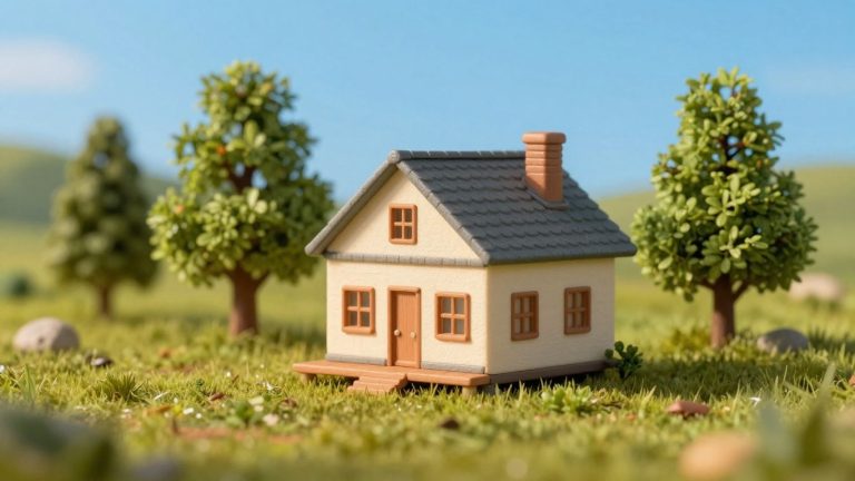 Tiny house in Mississippi landscape