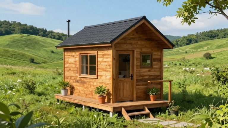 Kentucky tiny house in scenic landscape