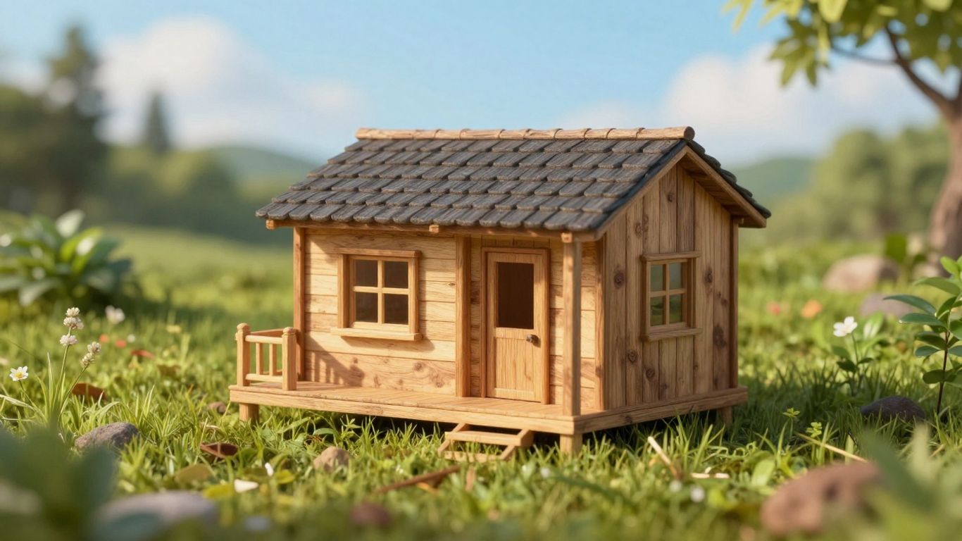 Tiny home in a natural setting