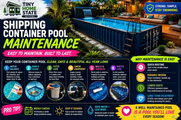 Shipping Container Pool Maintenance