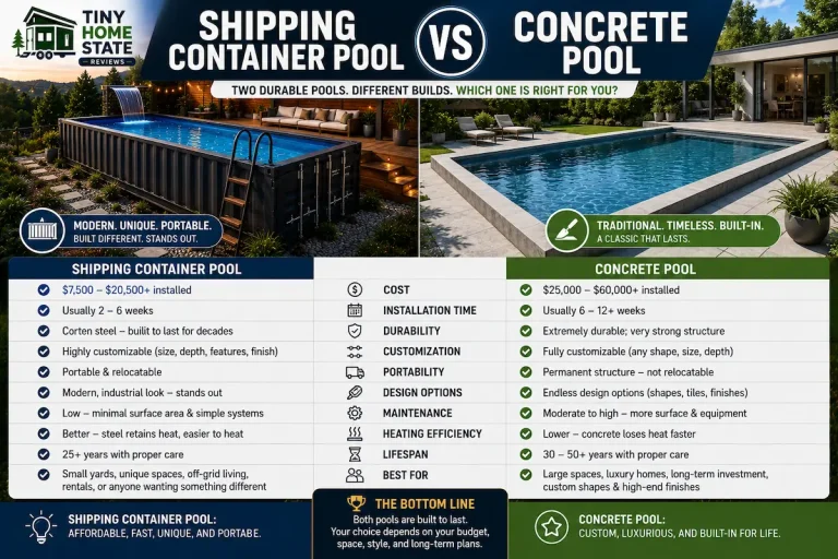 Shipping Container Pool vs Concrete